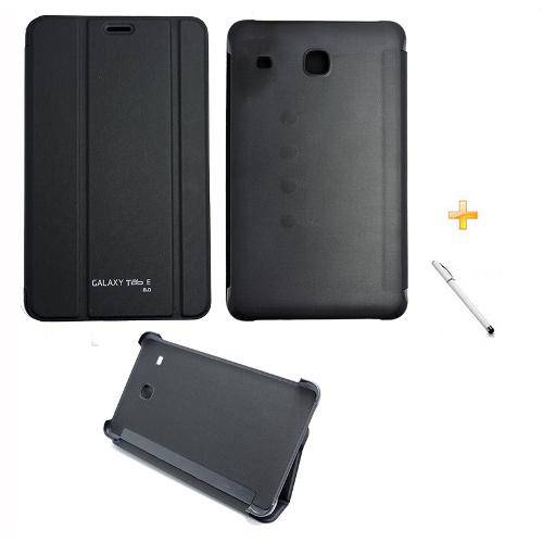 Capa Smart Book Case Galaxy Tab e - 8.0´ T375/T377 + Caneta Touch (Preto)