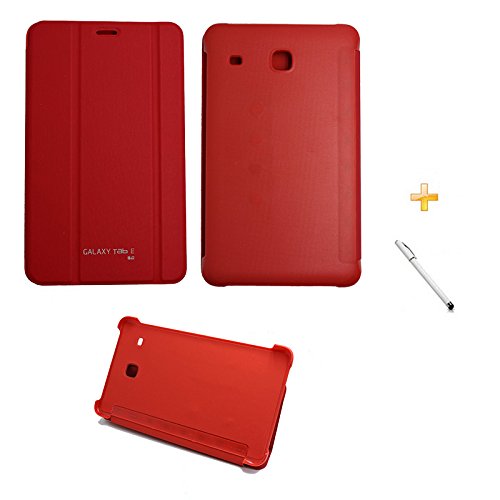 Capa Smart Book Case Galaxy Tab e - 8.0´ T375/T377 + Caneta Touch (Vermelho)