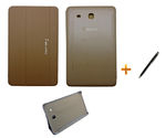 Capa Smart Book Case Galaxy Tab E - 9.6´ T560/T561 / Caneta Touch (Marrom)