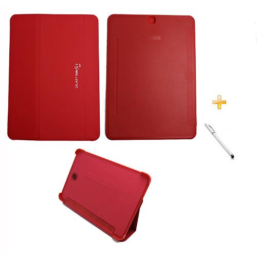 Capa Smart Book Case Galaxy Tab S2 - 9.7´ T810/815 / Caneta Touch (Vermelho)