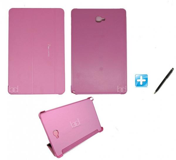 Capa Smart Book Galaxy Tab a Note 10.1 P585 / P580 / Caneta Touch (Rosa) - Bd Cases