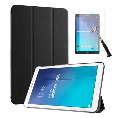 Tudo sobre 'Capa Smart Couver Tablet Samsung Galaxy Tab e 9.6 T560 T561 + Película de Vidro'
