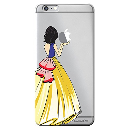 Capa Transparente Personalizada Exclusiva Apple Iphone 6/6s Princesa Branca de Neve - TP203