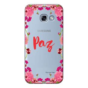 Capa Transparente Personalizada para Samsung Galaxy A7 2017 Paz - Tp268
