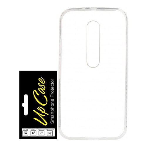 Capa Upcase Para Celular Smartphone Motorola Moto X Style Em Plastico Tpu Transparente