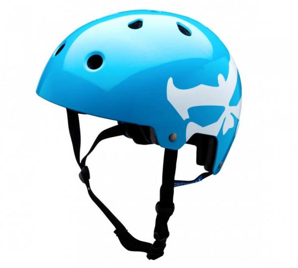Capacete Bike Kali Maha Logo - Azul Neon