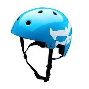 Capacete Bike Kali Maha Logo - Azul Neon