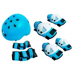 Capacete com Kit Proteção Snoopy 421600 - Belfix - Azul - M