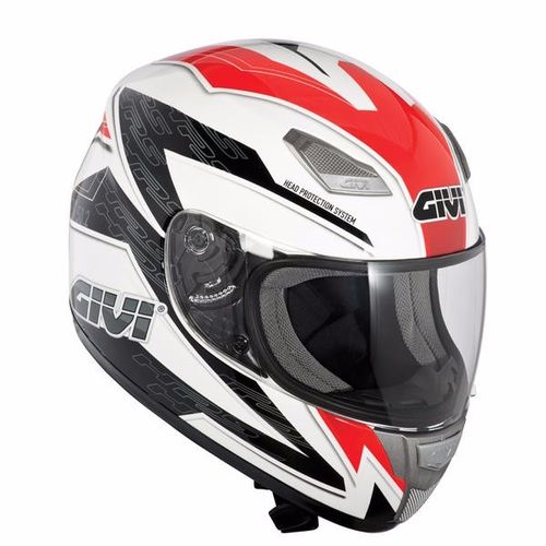 Tudo sobre 'Capacete Givi HPS 50.3 Branco/Vermelho'