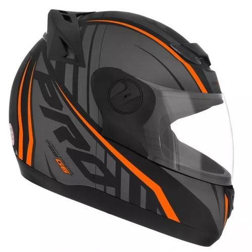 Capacete Pro Tork Evolution G6 788 Pro Neon Preto Laranja Moto