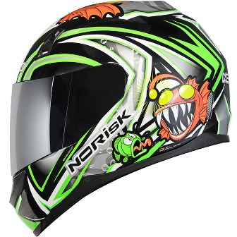 Capacete Norisk Ff391 Savages Gloss Green
