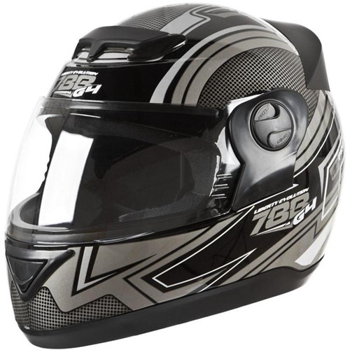 Capacete Pro Tork Evolution 4g - Preto E Cinza 60