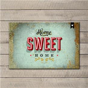 Tudo sobre 'Capacho Decorativo Haus For Fun Sweet Home 60x40cm - Colorido'