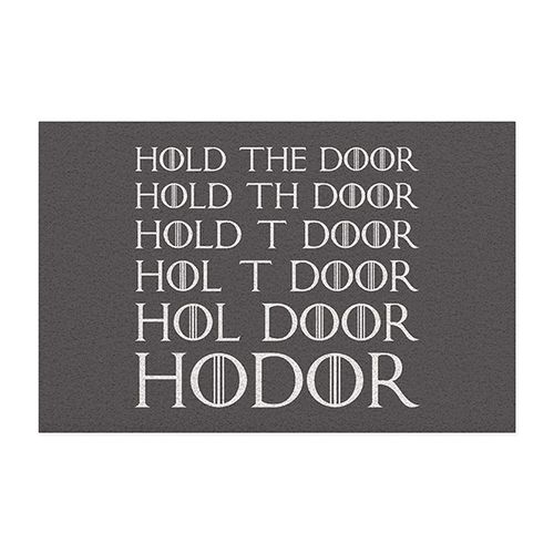 Capacho Hold The Door - Game Of Thrones