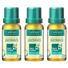 Capicilin Jaborandi Tônico 20ml - Kit com 03