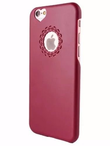 Tudo sobre 'Capinha Capa Case Apple Iphone 6 Acrílico Rosa Coração'