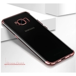 Capinha Silicone Borda Rose Samsung Galaxy S8 Plus
