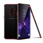 Capinha Silicone Borda Vermelha Samsung Galaxy S9 Plus