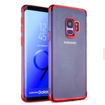 Capinha Silicone Borda Vermelha Samsung Galaxy S9