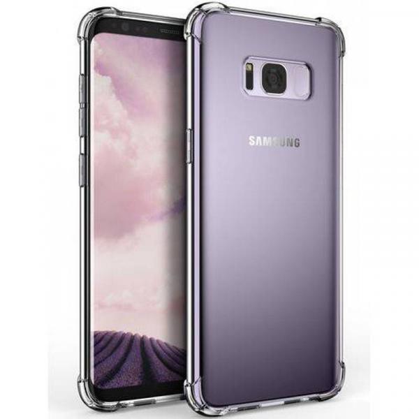 Capinha Silicone Transparente Antichoque Samsung S8 Plus G955F - Hrebros