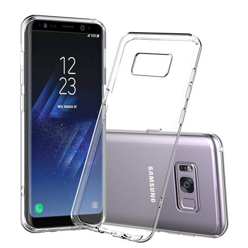 Capinha Silicone Transparente Flexível Samsung S8 Plus
