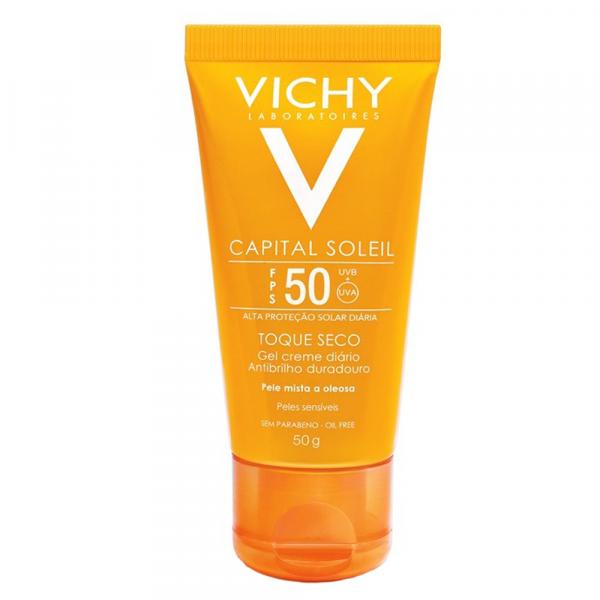 Capital Soleil Toque Seco Fps 50 Vichy - Protetor Solar Facial