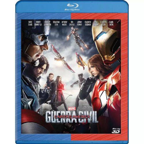 Capitão América Guerra Civil - (blu-ray 3d)