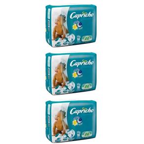 Capricho Bummis Econômica Fralda Infantil Xg C/16 (Kit C/03)