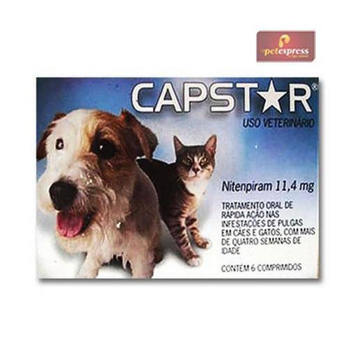 Capstar 11,4 Mg (Cães e Gatos Até 11,4 Kg) 6 Comprimidos