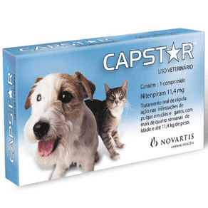 CAPSTAR 11,4mg - para Cães e Gatos Até 11kg Caixa com 6 Comprimidos
