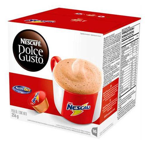 Capsula de Nescafé Dolce Gusto 256g Nescau Nestle