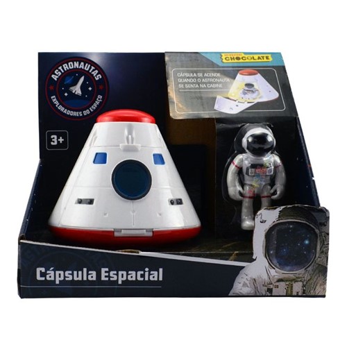 Cápsula Espacial - Linha Astronautas - Brinquedos Chocolate - FUN