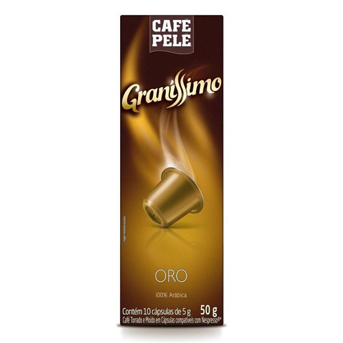 Tudo sobre 'Cápsulas De Café Compatíveis Com Nespresso Café Pelé Granissimo Oro - 10un.'
