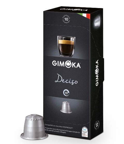 Cápsulas de Café Compatíveis Nespresso - Gimoka Deciso 10 Un.
