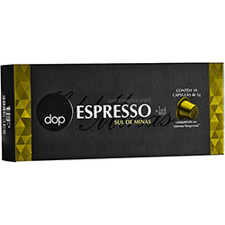 Cápsulas de Café Dop Expresso Sul de Minas - 10 Cápsulas (Compatível Nespresso)