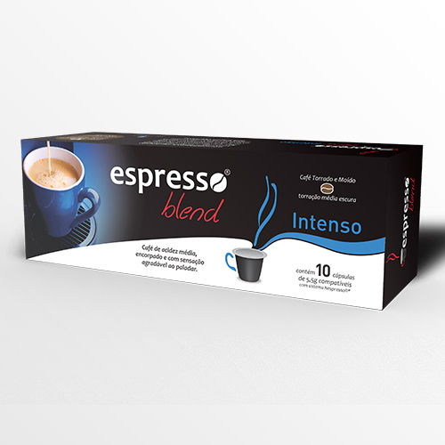 Cápsulas Espresso Blend Intenso - Compatível com Nespresso