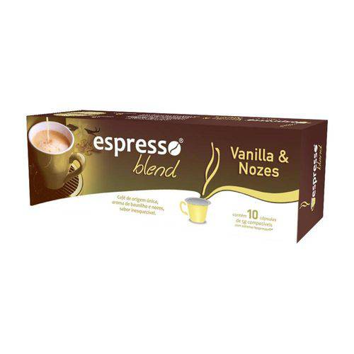 Tudo sobre 'Cápsulas Espresso Blend Vanilla e Nozes - Compatível com Nespresso'