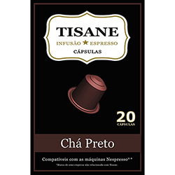 Cápsulas Tisane Chá Preto Compatível Nespresso Compatível Nespresso (20 Cápsulas)