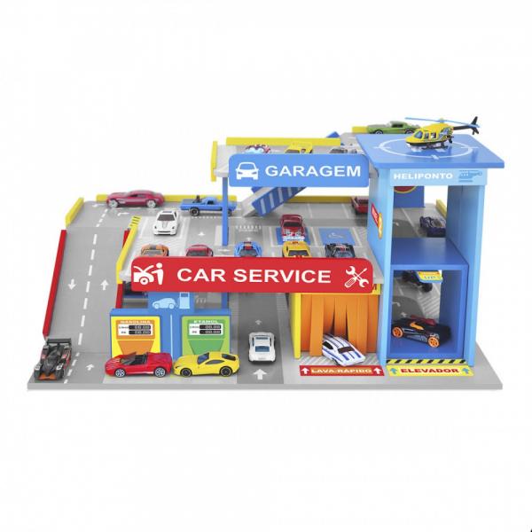 Car Service Postinho e Garagem Hot Wheels, Junges Junges Brinquedos