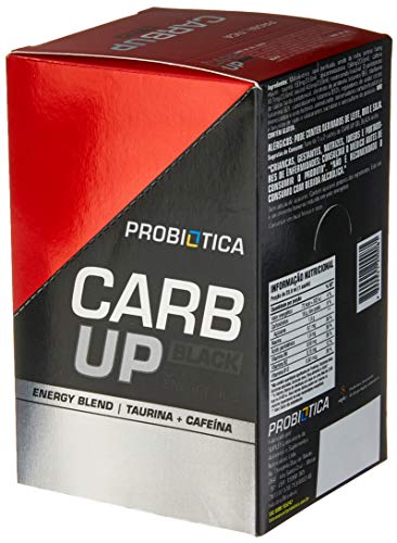 Carb Up Gel Black - 10 Sachês 30G Morango - Probiótica, Probiótica
