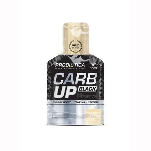 Carb Up Gel Black - Baunilha 1 Sachês - Probiótica