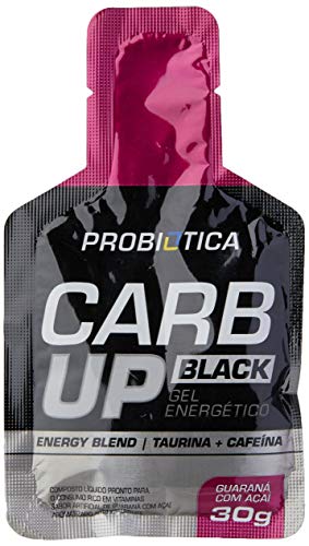 Carb Up Gel Black - Guaraná com Açai 1 Sachês - Probiótica, Probiótica