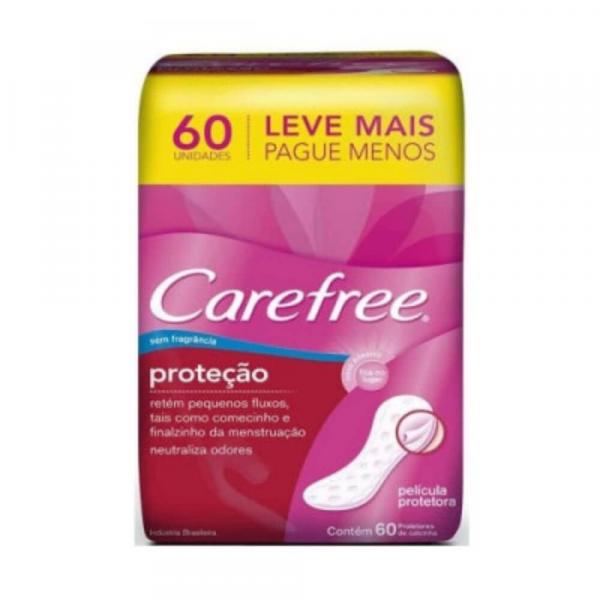 Carefree Proteção Absorvente Diário C/ Perfume C/60