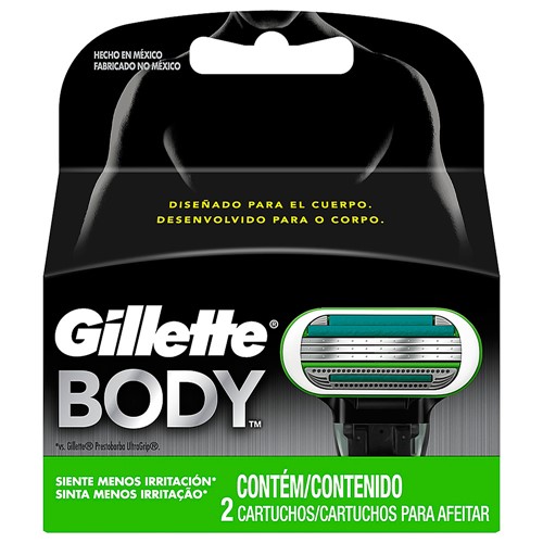 Carga Gillette Body com 2 Unidades