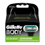 Carga Gillette Body com 2 unidades