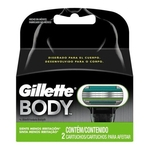 Carga Gillette Body Com 2 Unidades