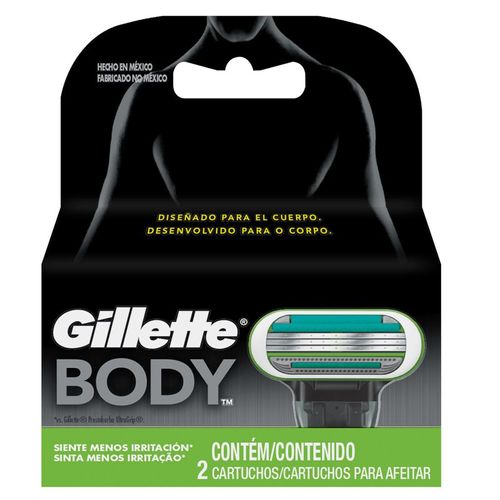 Carga para Aparelho Depilador Gillette Body 2 Unidades