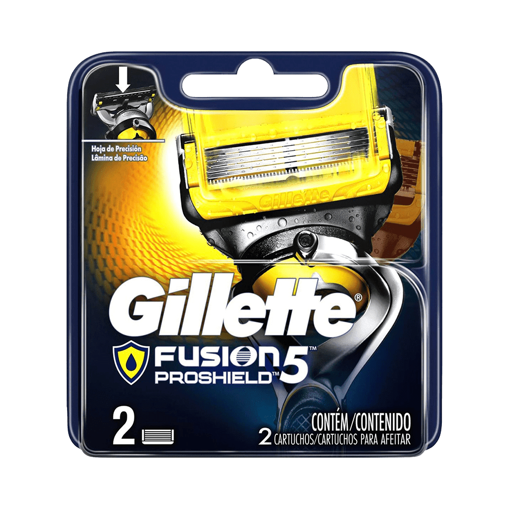 Carga Gillette Fusion com 2 Unidades