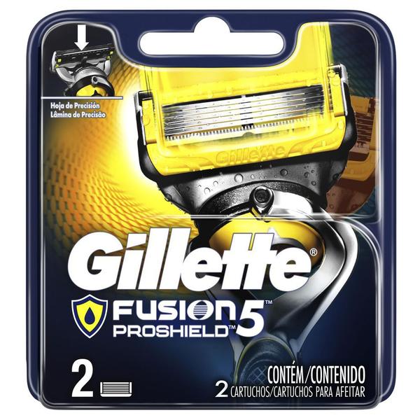 Carga Gillette Fusion ProShield C/ 2 Unidades