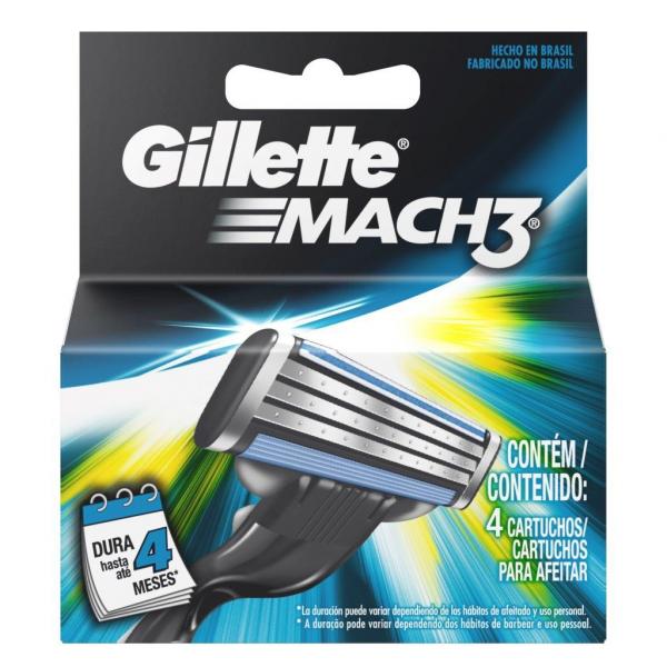 Carga Gillette Mach3 - 4 Cartuchos